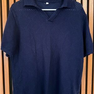 Men's Navy Blue Polo Shirt